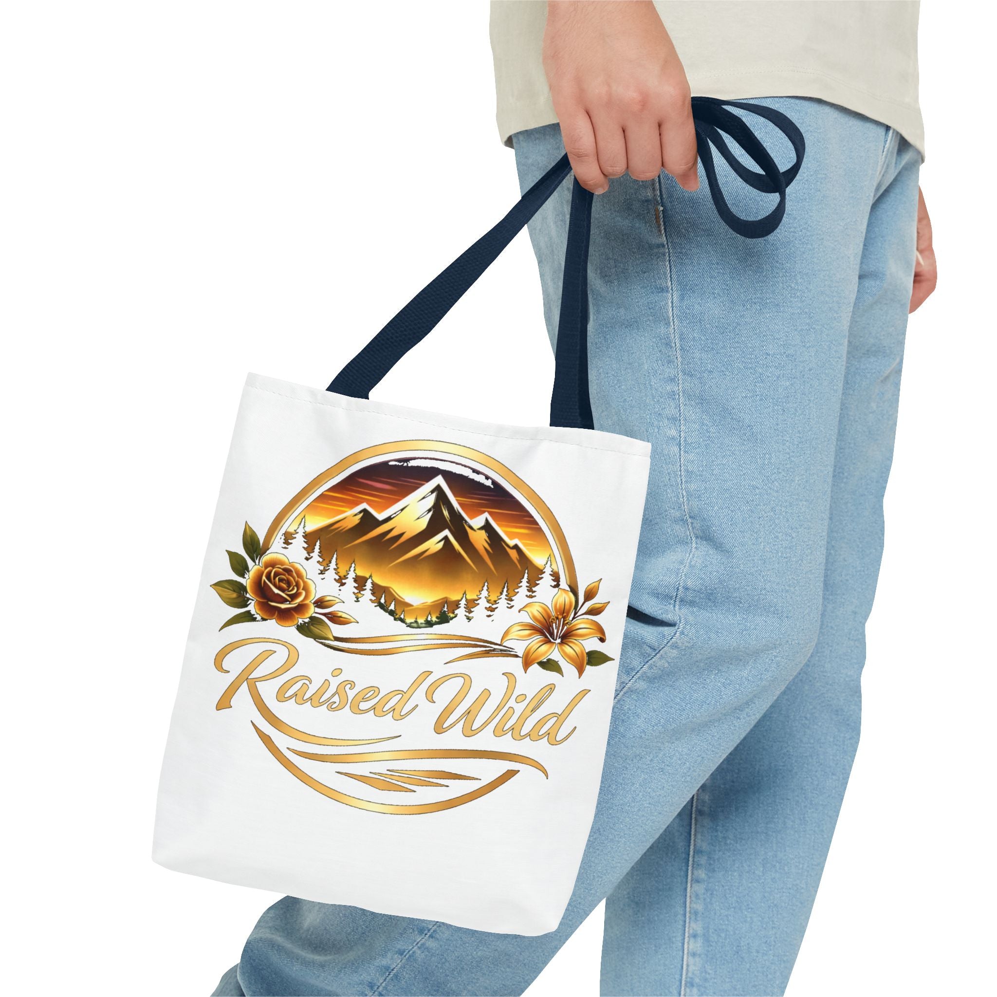 Bold Raised Wild Tote Bag — Beach & Grocery Carry-All