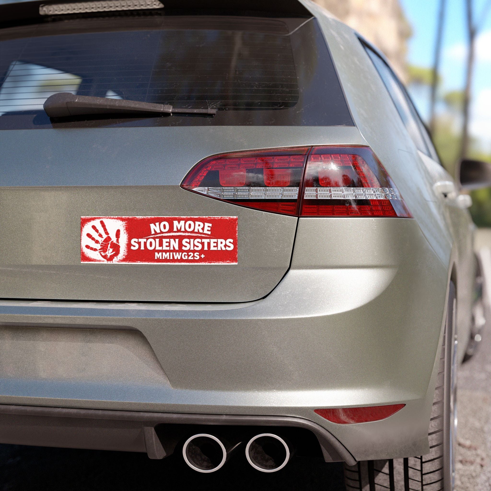No More Stolen Sisters MMIWG2S+ Car Magnet