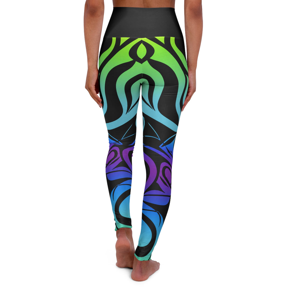 Electric Tribe High-Waisted Yoga Leggings