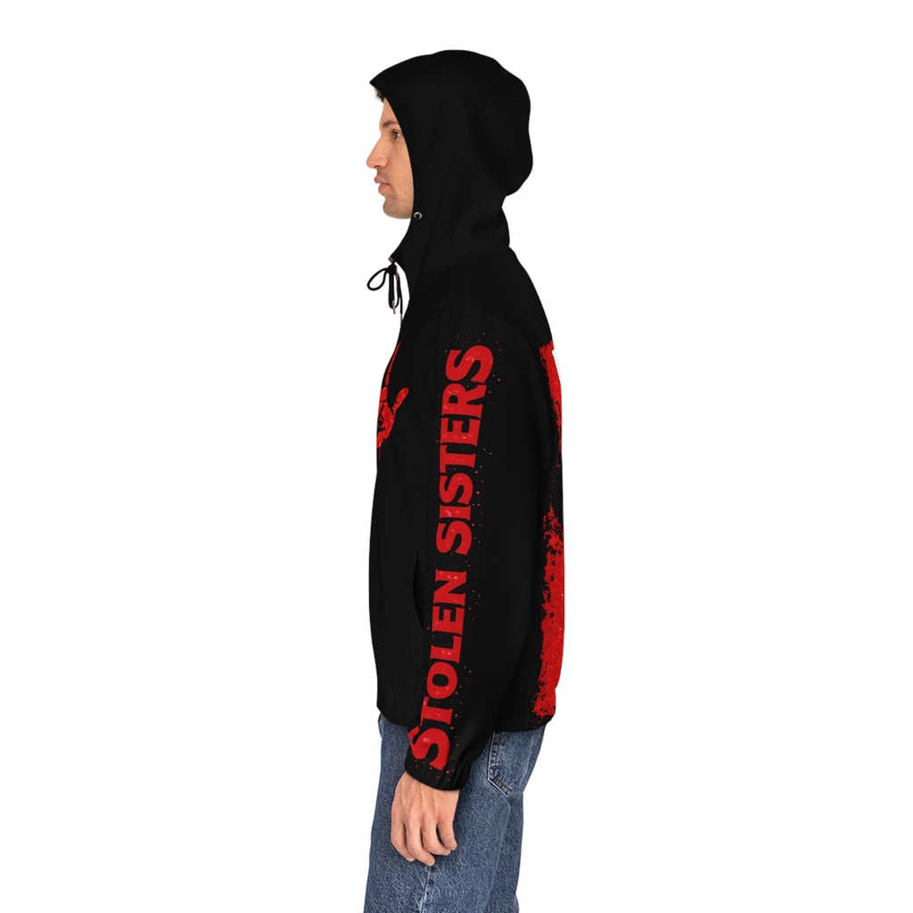 No More Stolen Sisters MMIWG2S Hoodie — Unisex Full-Zip Awareness Sweatshirt