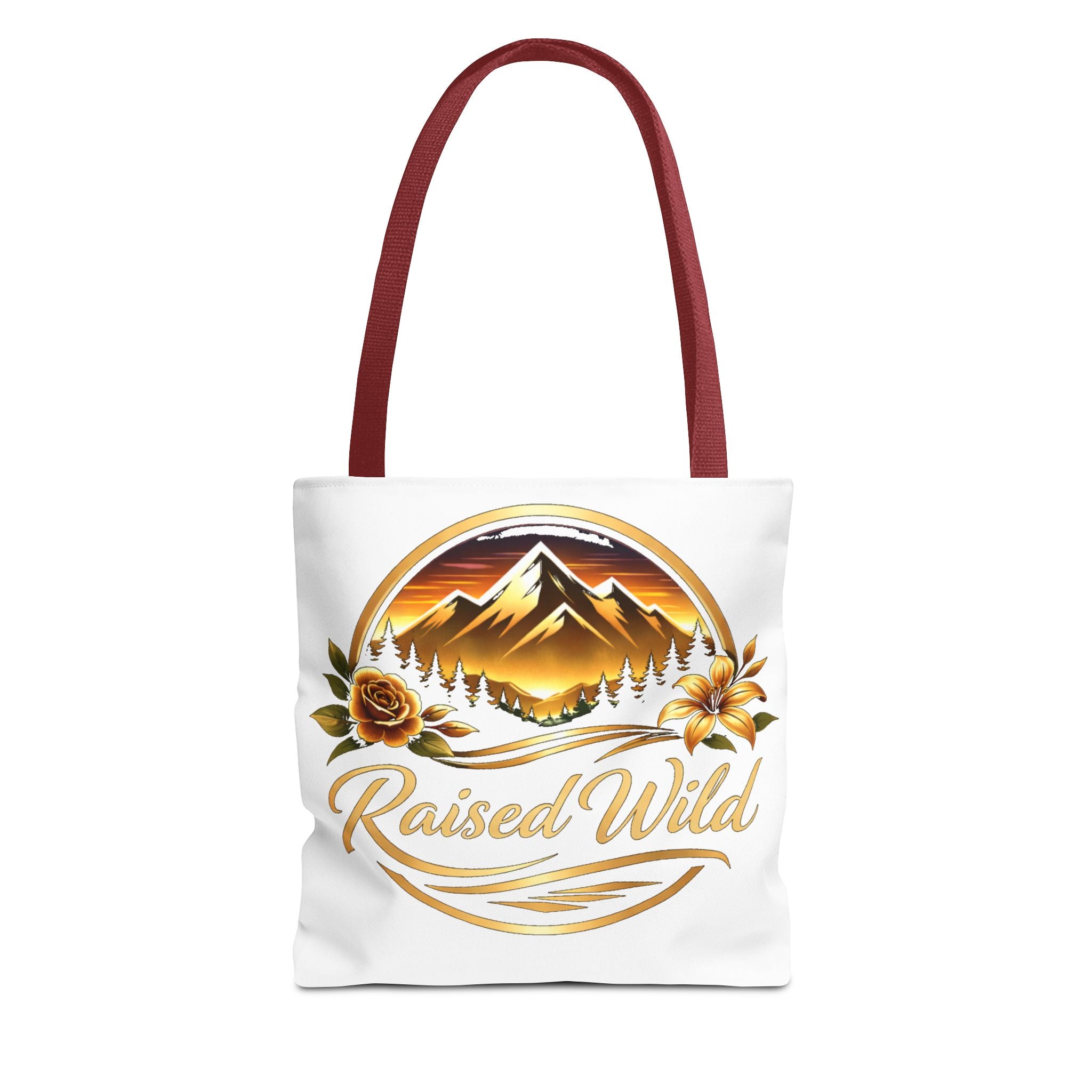 Raised Wild Mountain Tote Bag