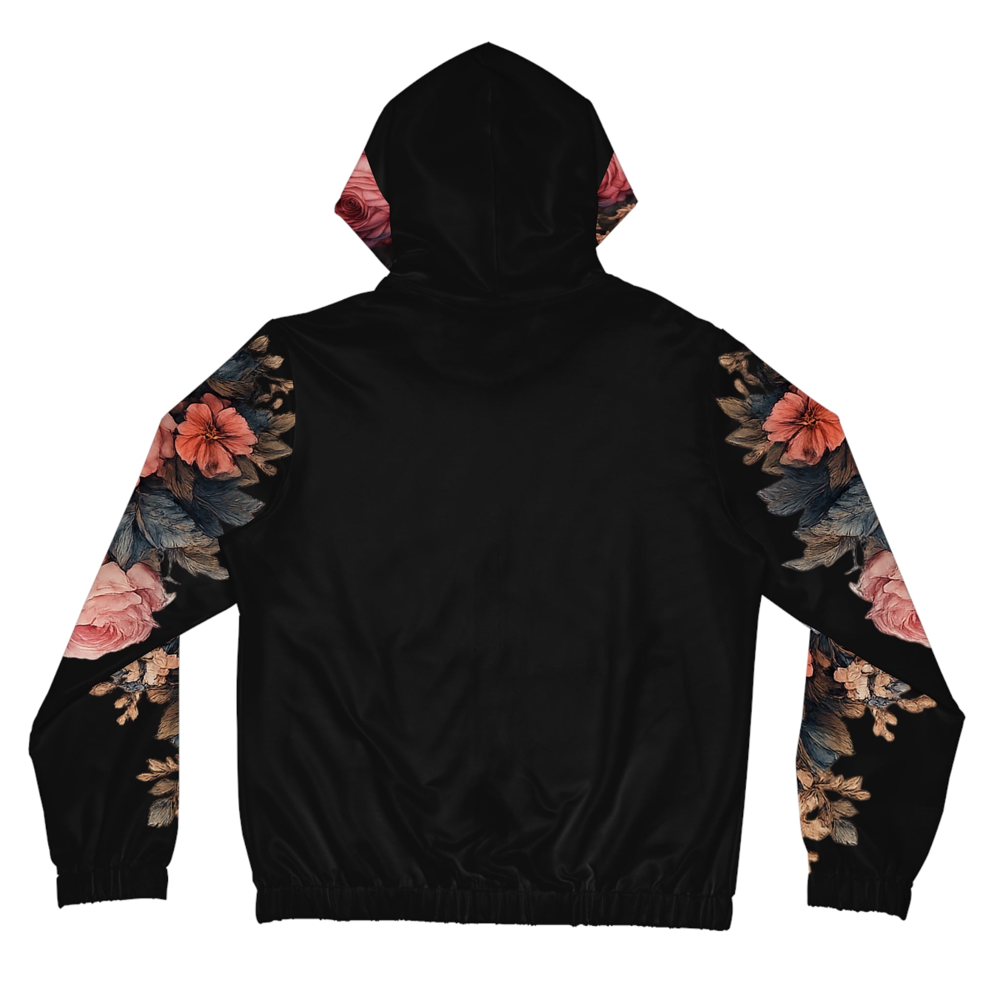 Midnight Bloom Woman's Hoodie full-zip hoodie