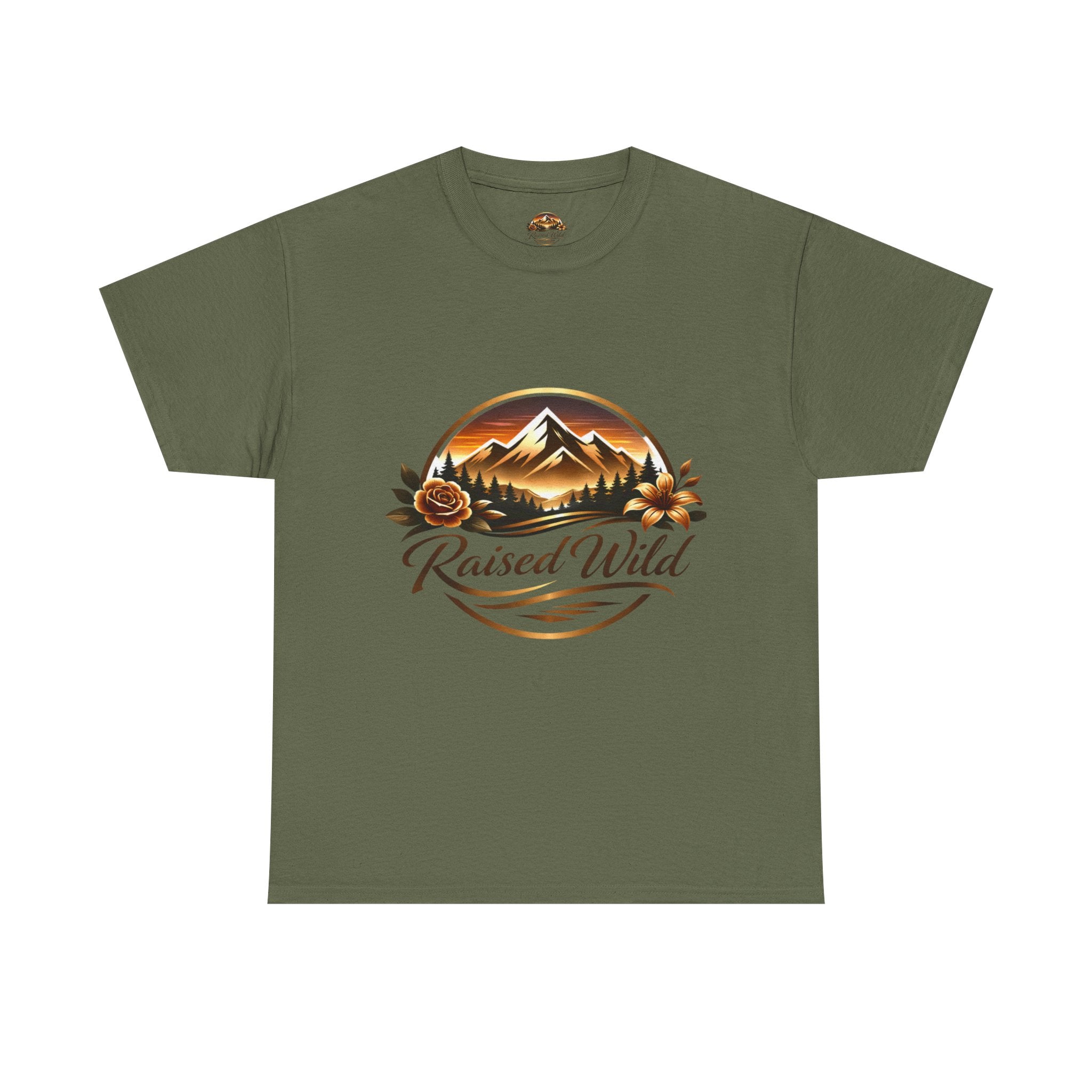 Raised Wild Core Tee — Graphic Men's T-Shirt with 'Raised Wild' Design