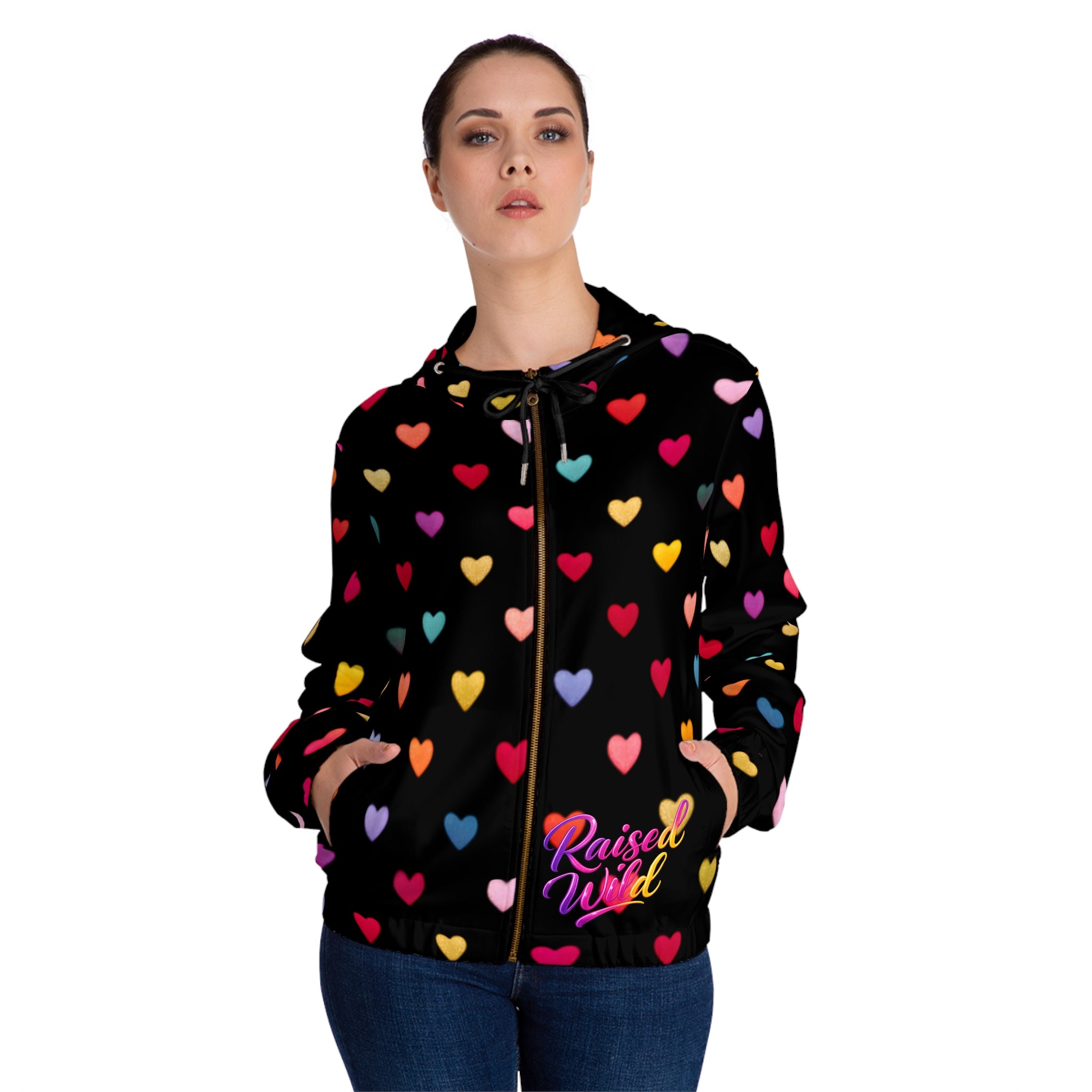 Wild Hearts Women’s Full-Zip Hoodie