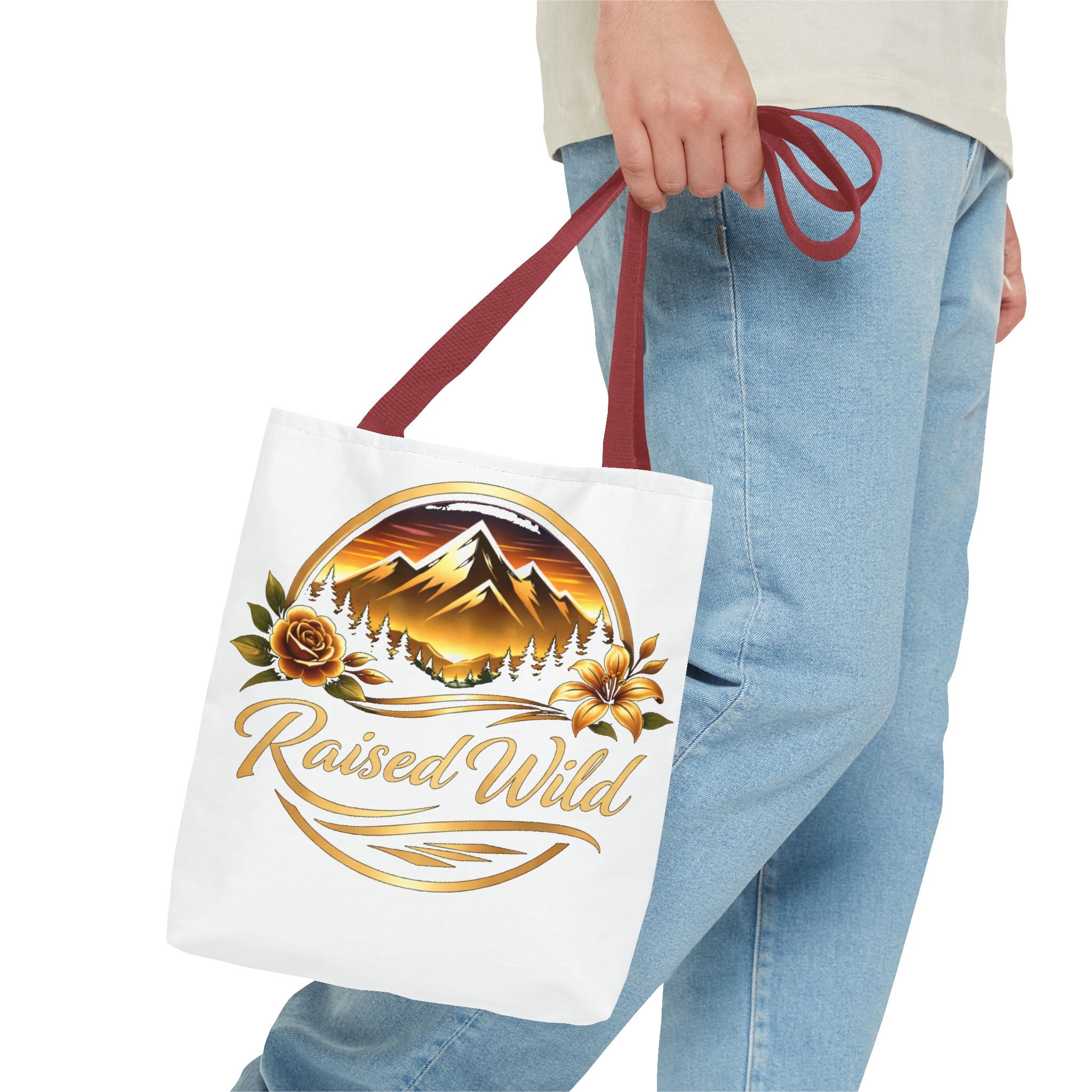 Bold Raised Wild Tote Bag — Beach & Grocery Carry-All