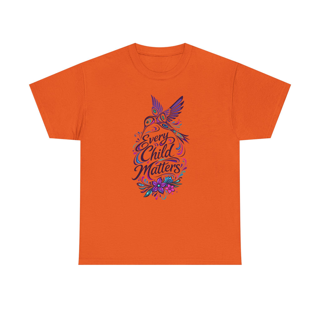 Every Child Matters Hummingbird Tee — Awareness T-Shirt for Indigenous Rights