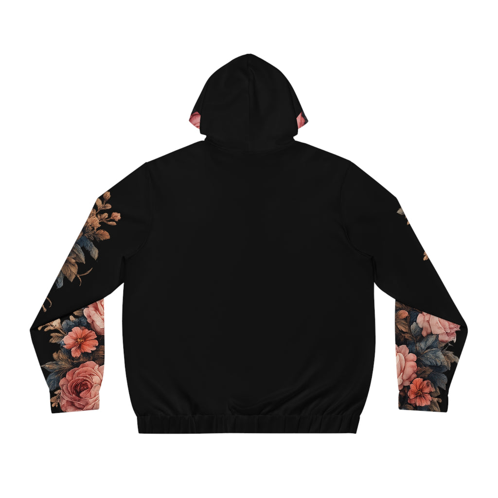Midnight Bloom Full-Zip Hoodie