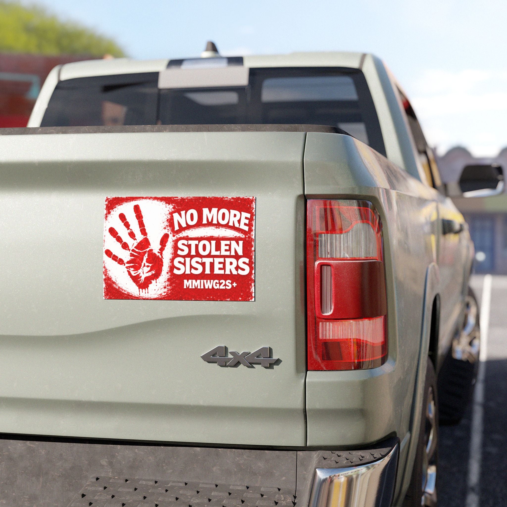 No More Stolen Sisters MMIWG2S+ Car Magnet