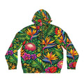 Island Voltage Hoodie — Bright, Comfy, Free & Happy Full‑Zip