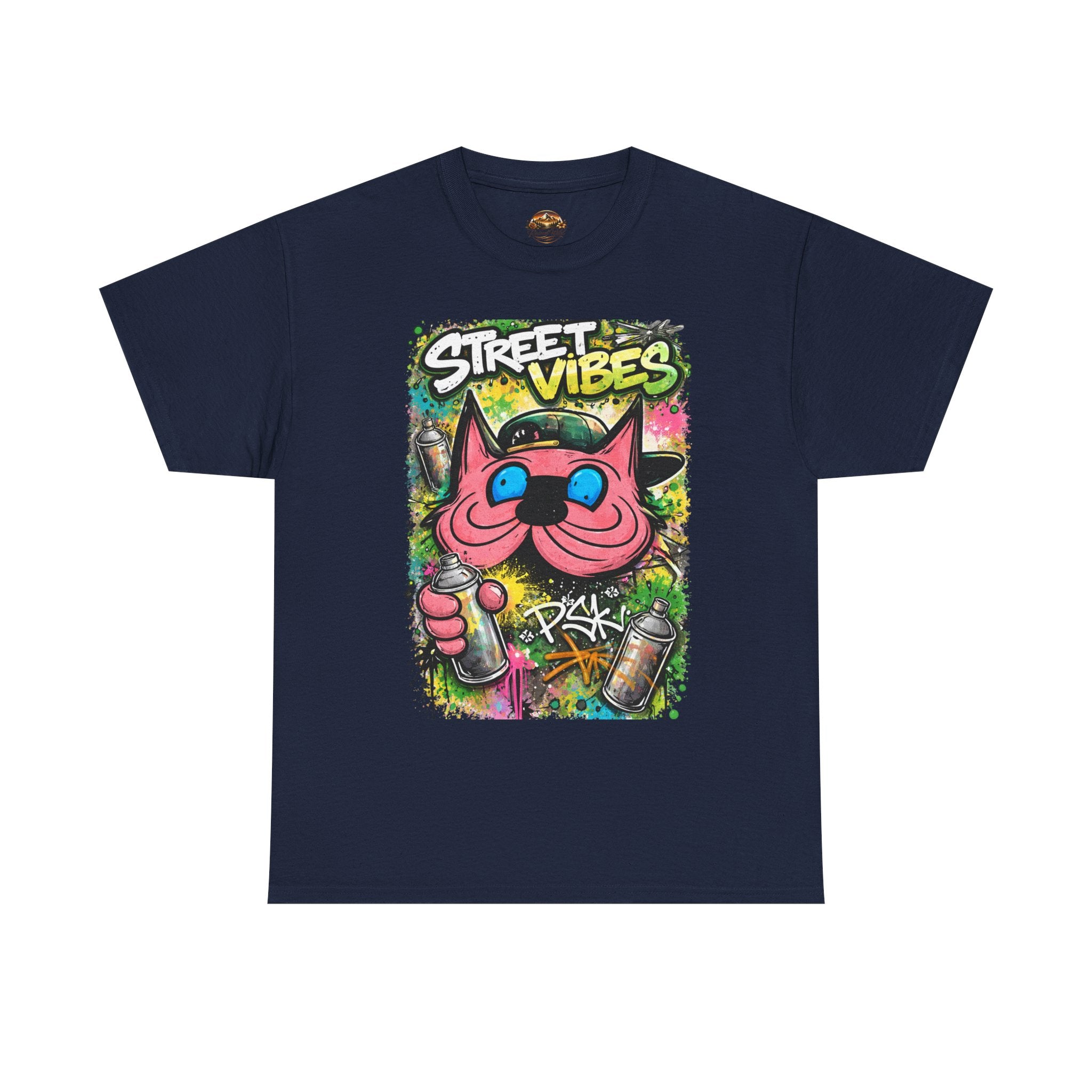 Street Vibes Graffiti Cat T-Shirt