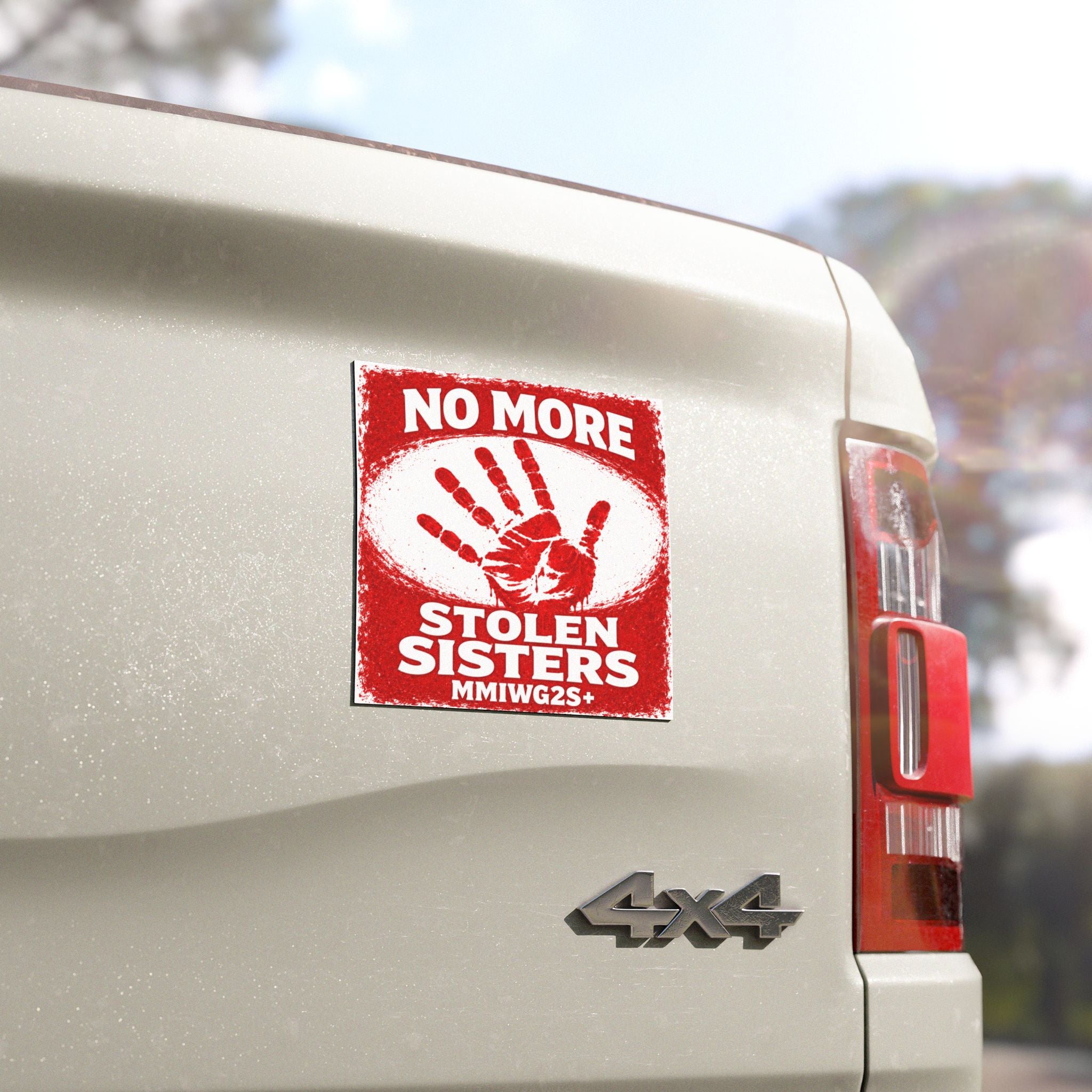 No More Stolen Sisters MMIWG2S+ Car Magnet
