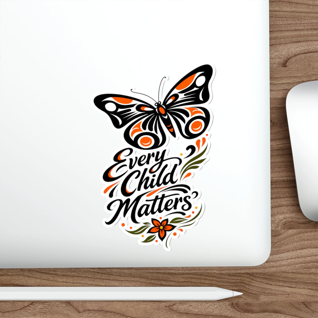 Every Child Matters Butterfly Sticker — Die-Cut Awareness Sticker