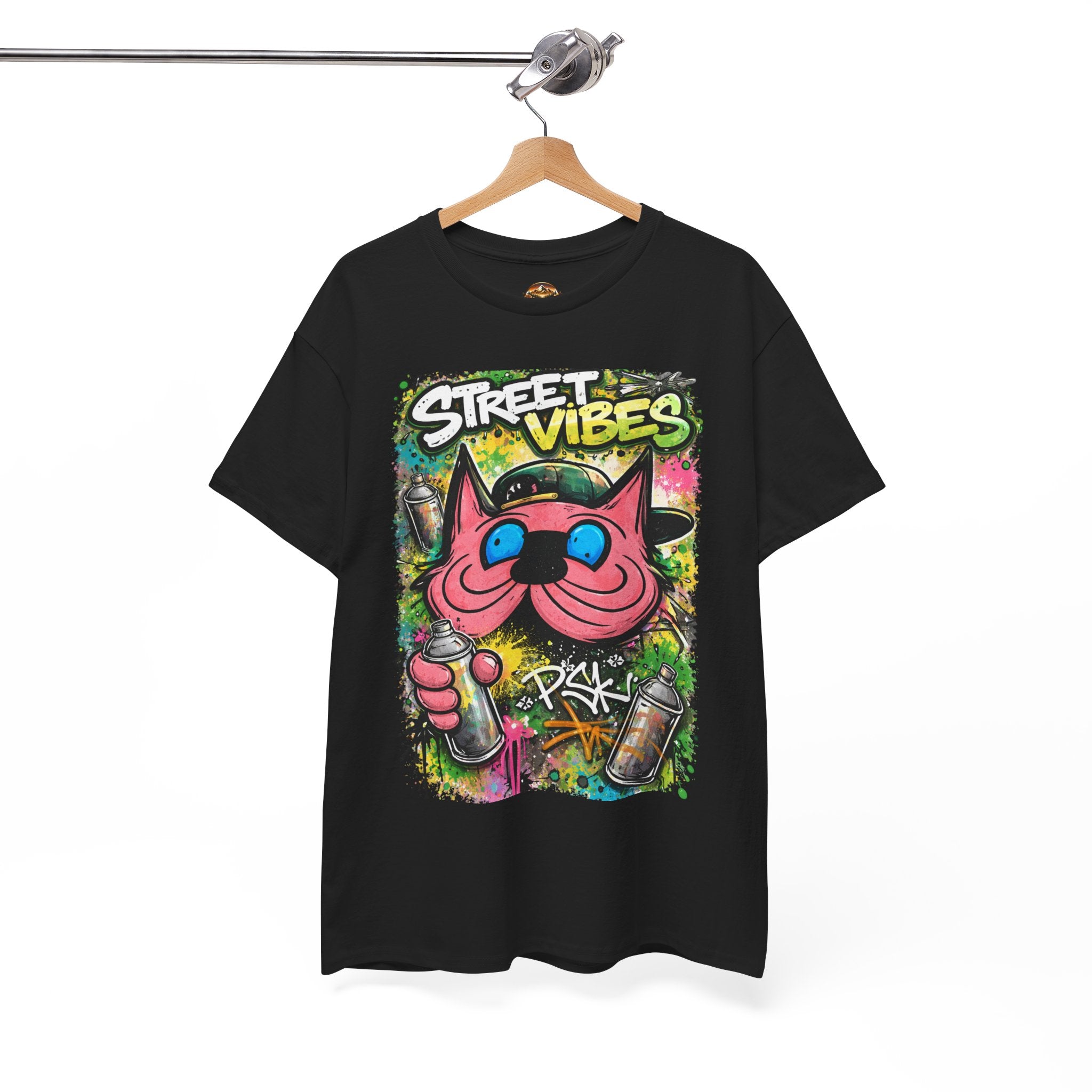 Street Vibes Graffiti Cat T-Shirt