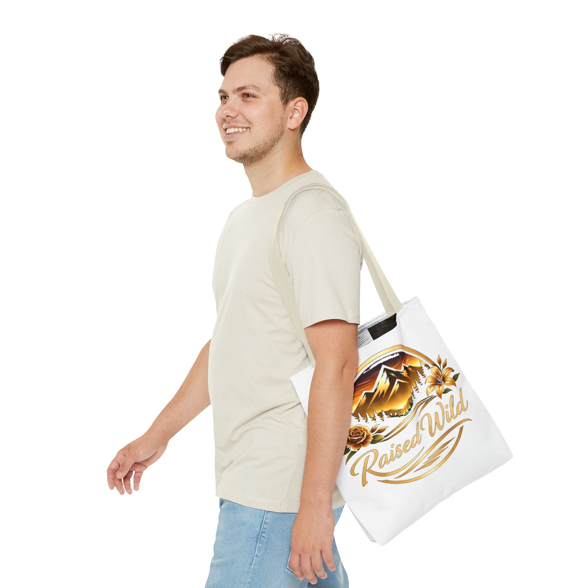 Bold Raised Wild Tote Bag — Beach & Grocery Carry-All