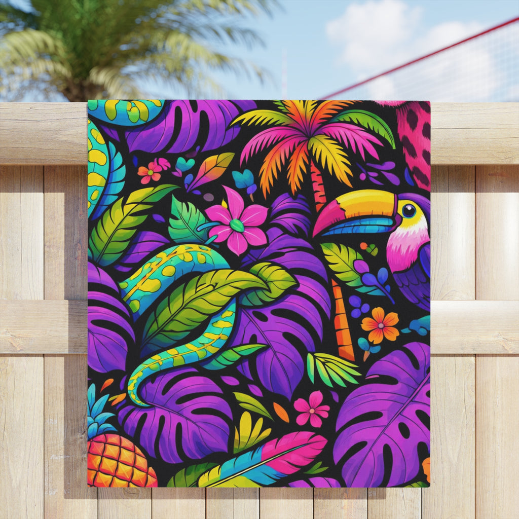 Paradise Jungle Beach Towel