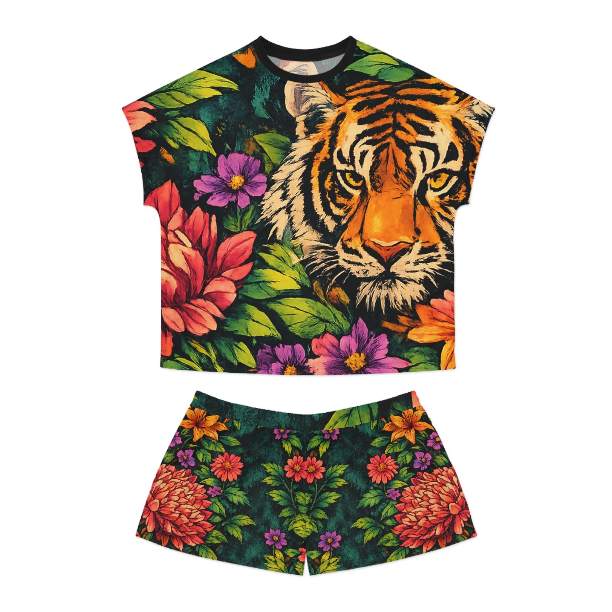 Midnight Jungle Women's Pajama Set