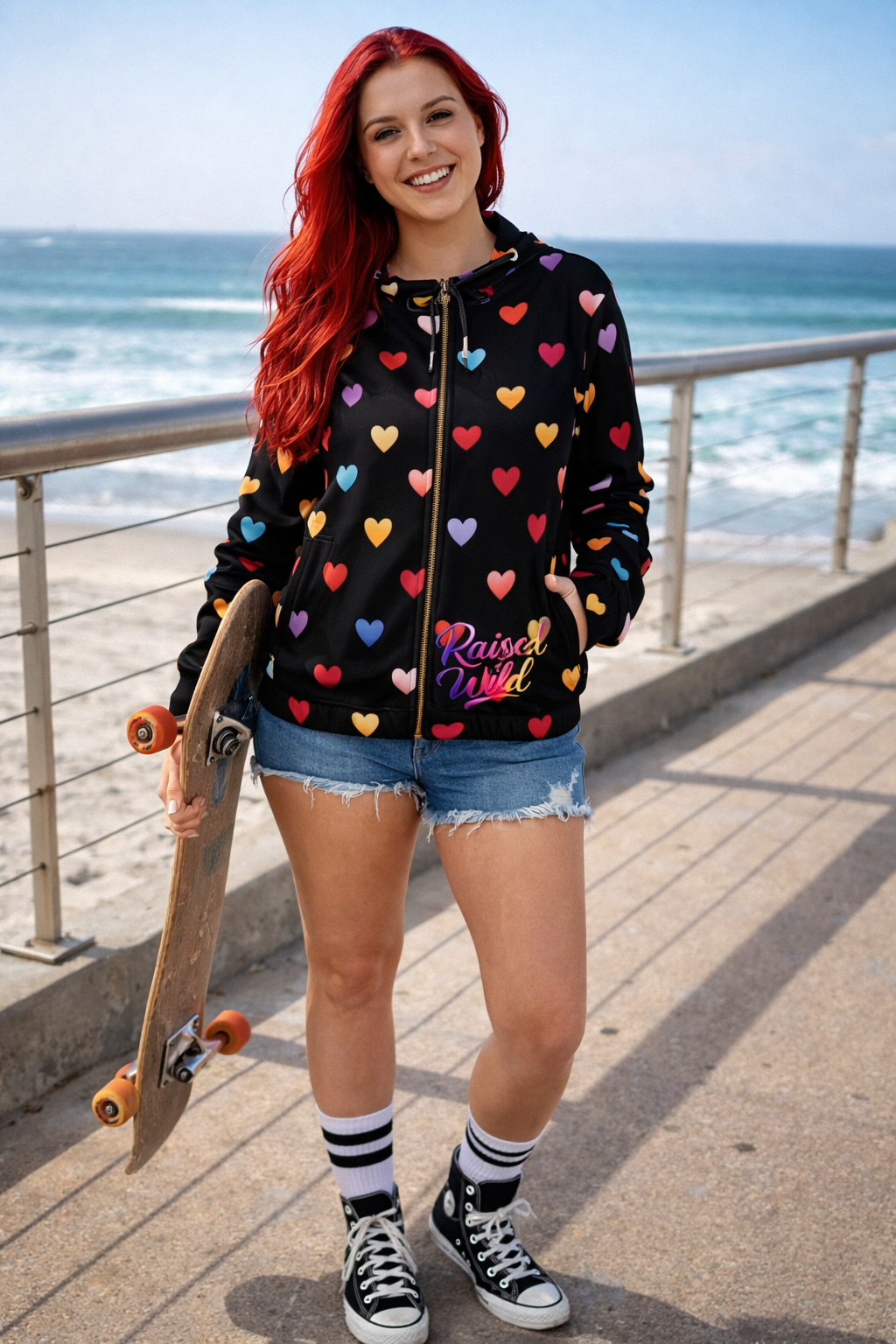 Wild Hearts Women’s Full-Zip Hoodie