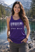 Stay Wild Core  Racerback Tank — Fun & Vibrant Women’s Tank Top