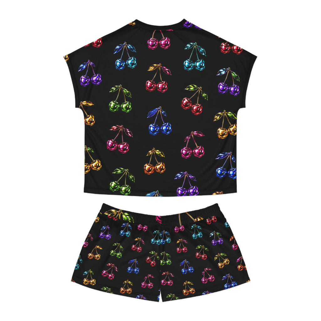 Cherries After Dark Pajama Set