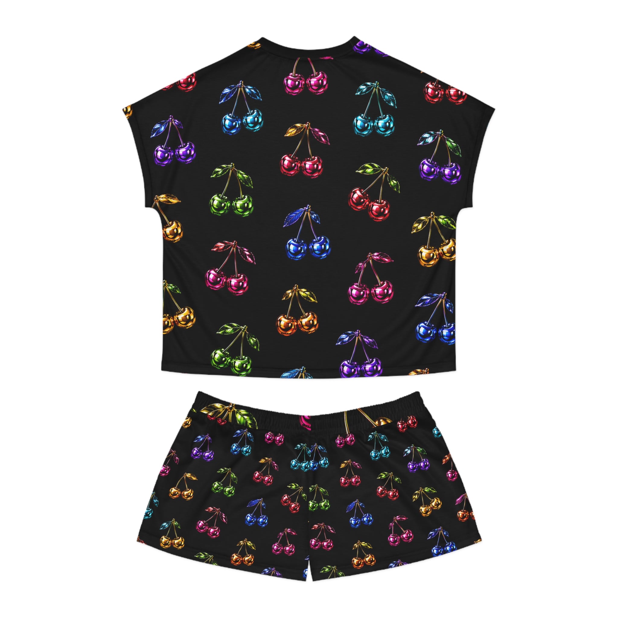 Cherries After Dark Pajama Set