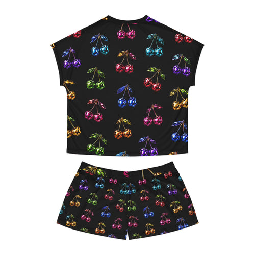 Cherries After Dark Pajama Set