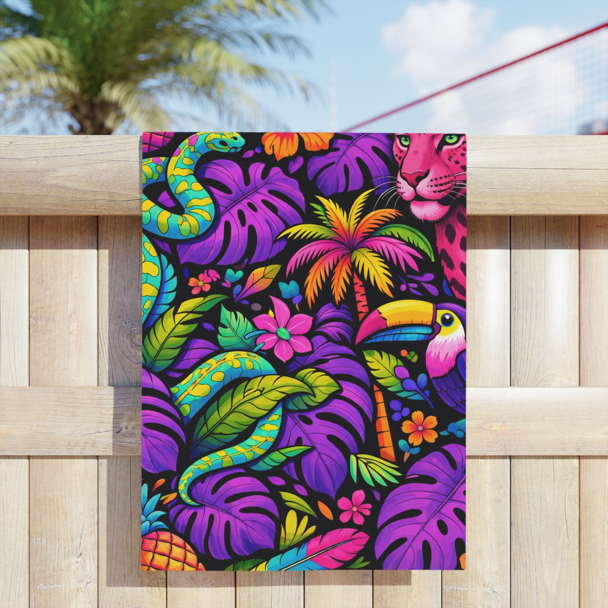 Paradise Jungle Beach Towel