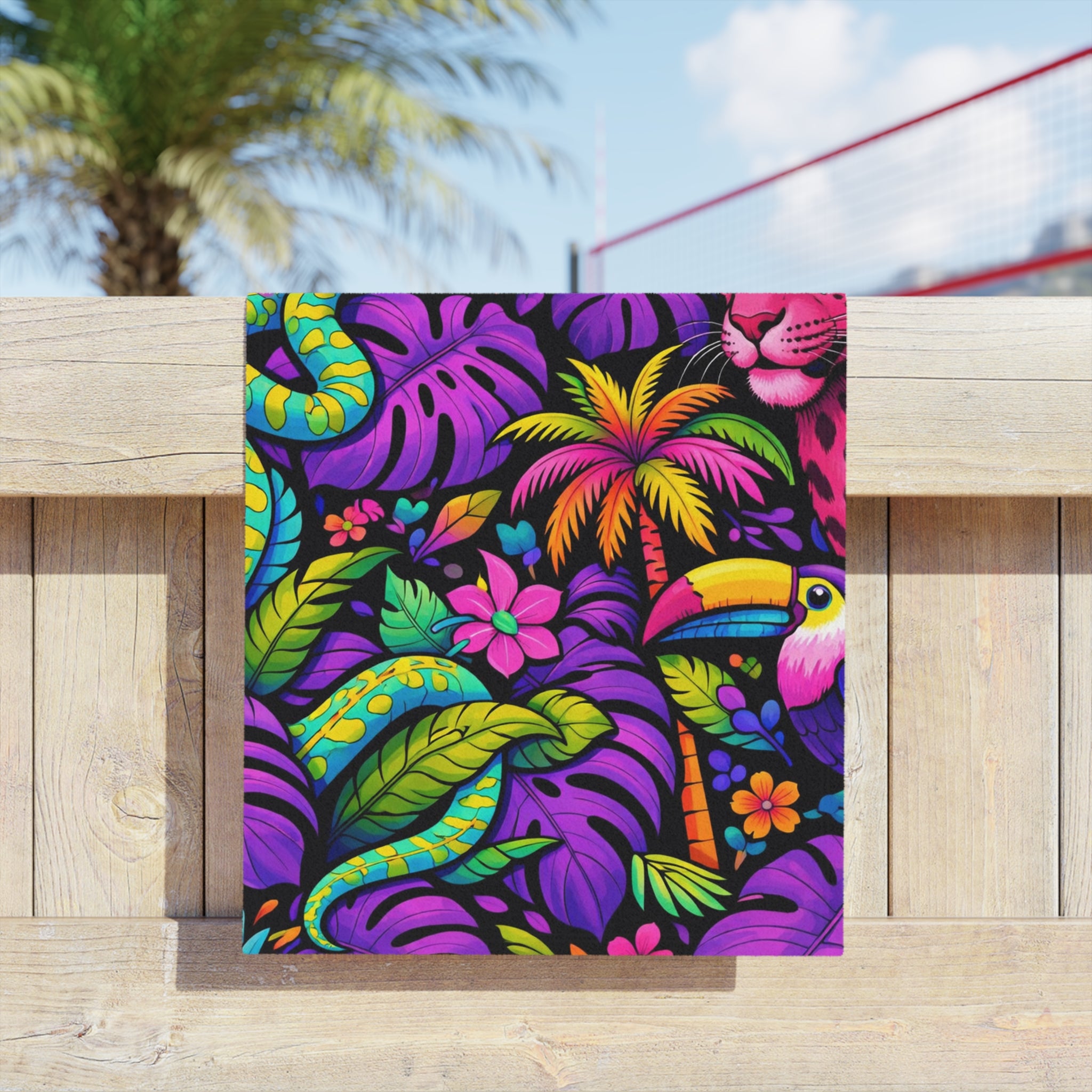 Paradise Jungle Beach Towel