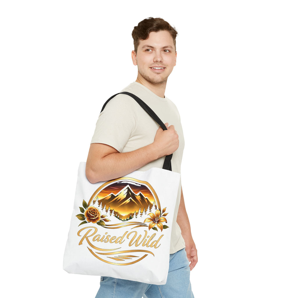 Bold Raised Wild Tote Bag — Beach & Grocery Carry-All