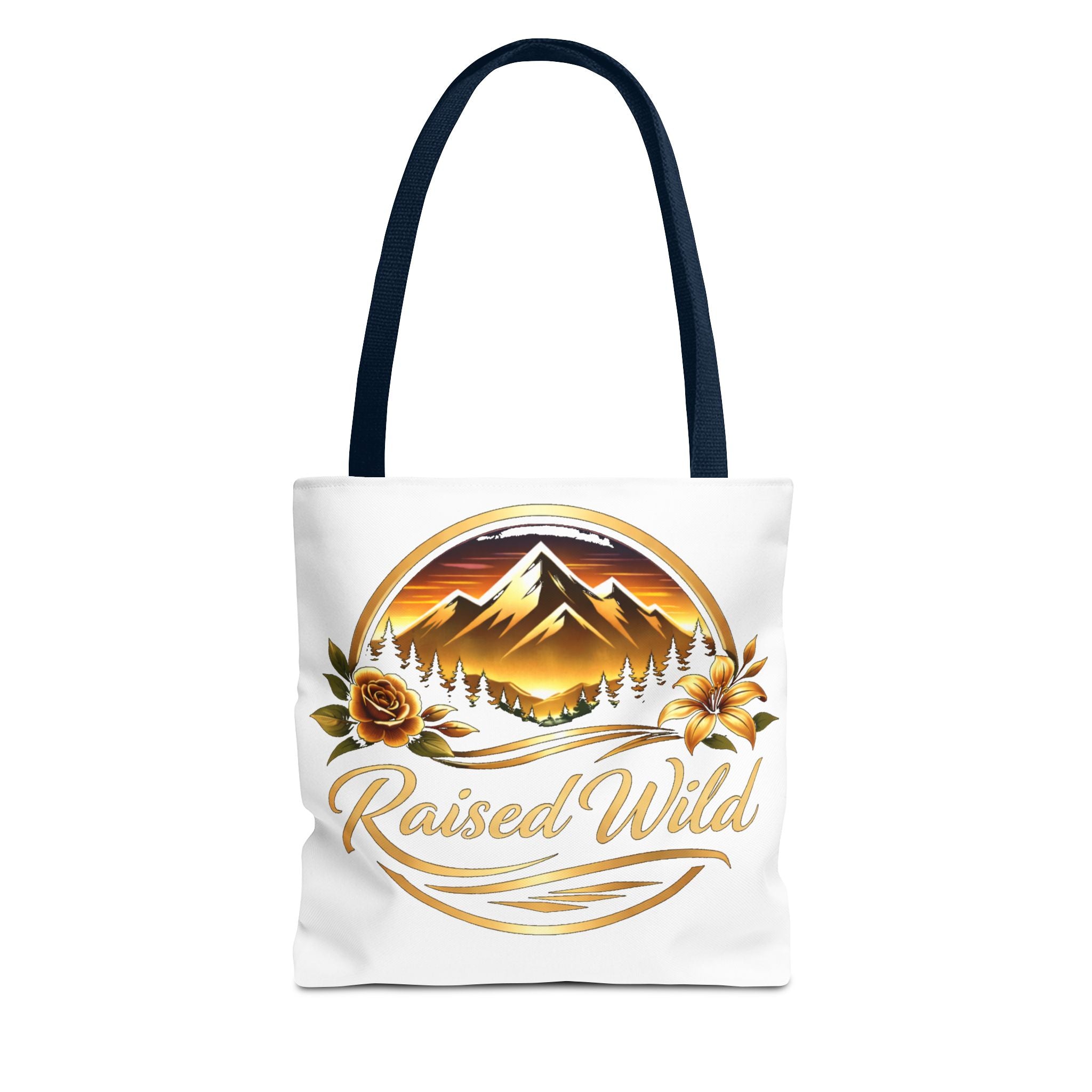 Raised Wild Mountain Tote Bag