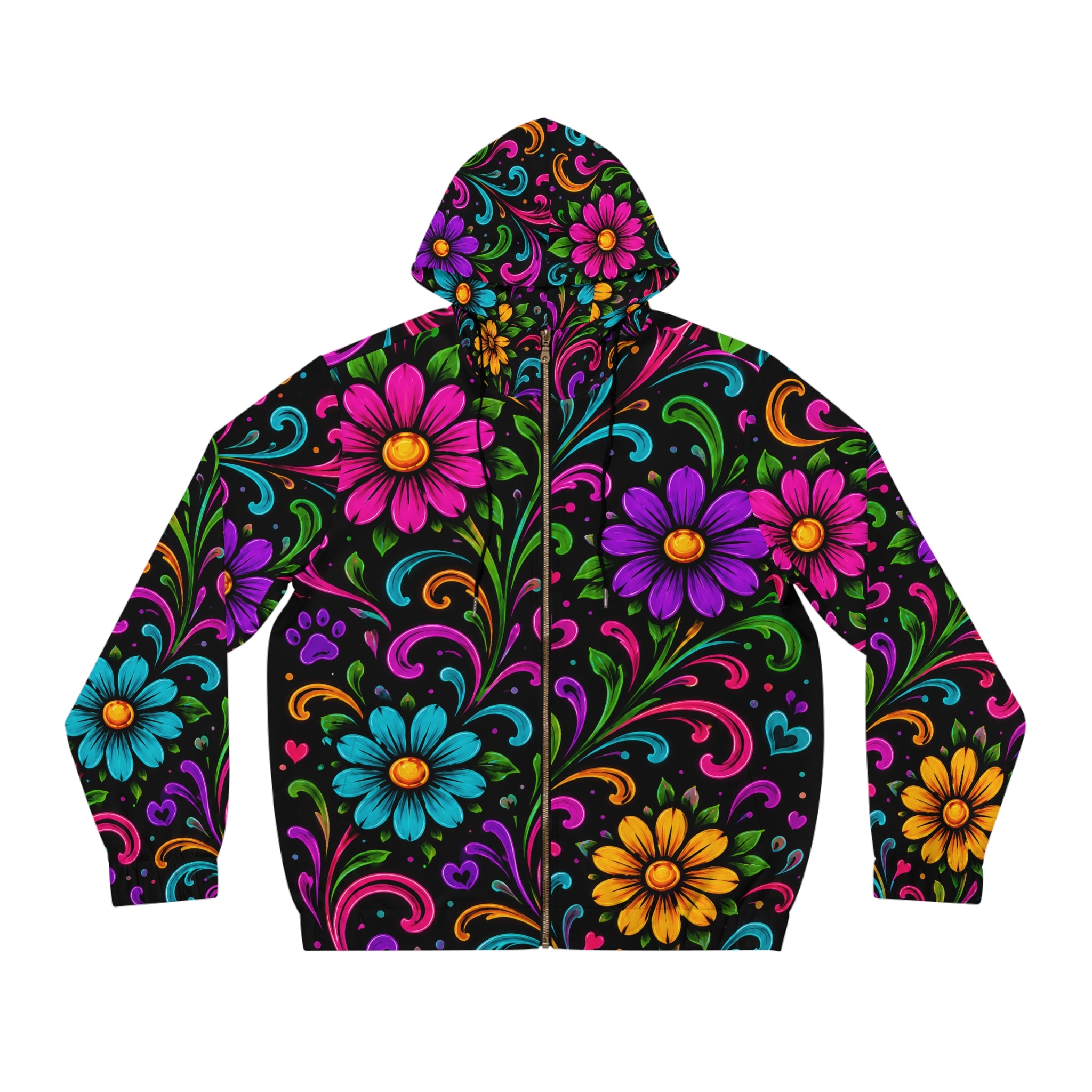 Electric Bloom Hoodie
