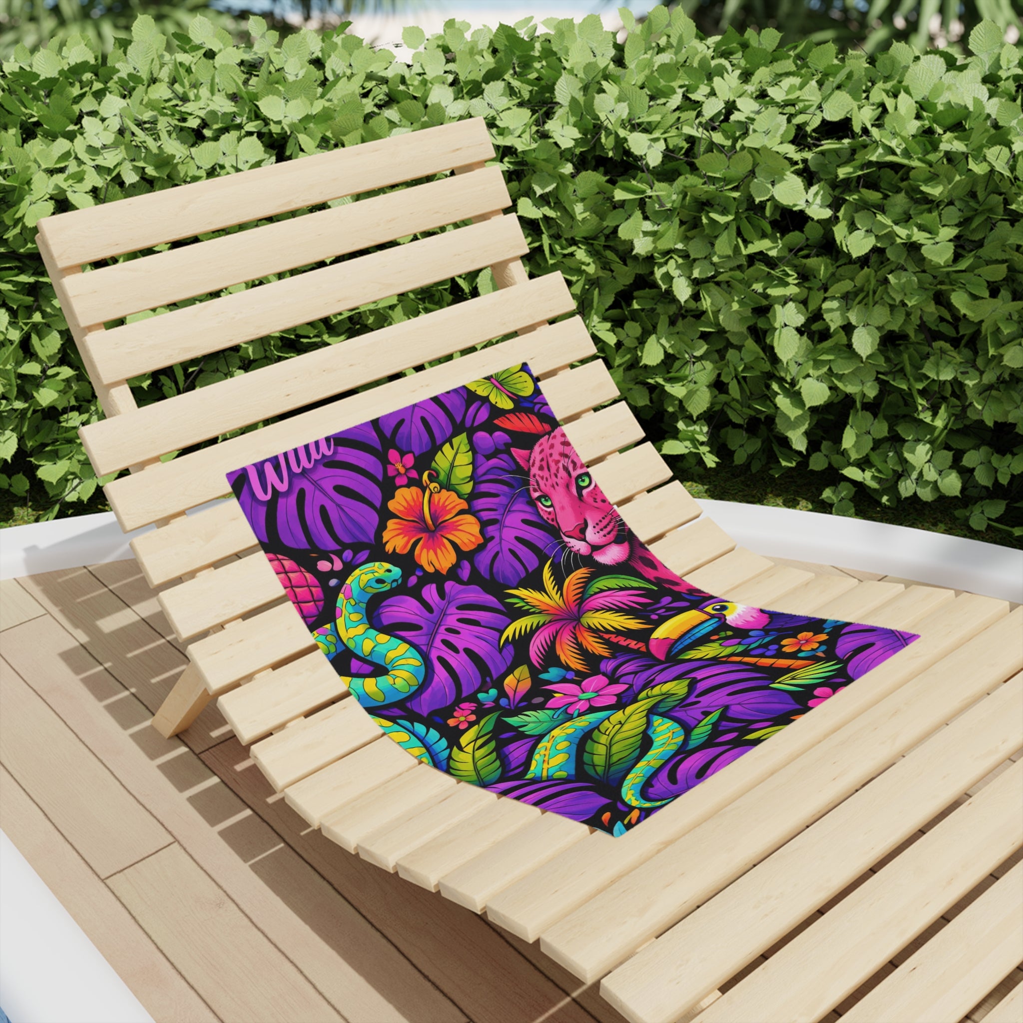 Paradise Jungle Beach Towel