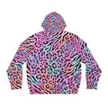 Wild Candy Full-Zip Hoodie — Vibrant All-Over Print
