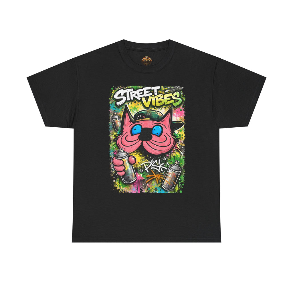 Street Vibes Graffiti Cat T-Shirt