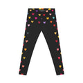 Wild Hearts Women's Leggings — Young, Free & Fun Colorful All-Over Print