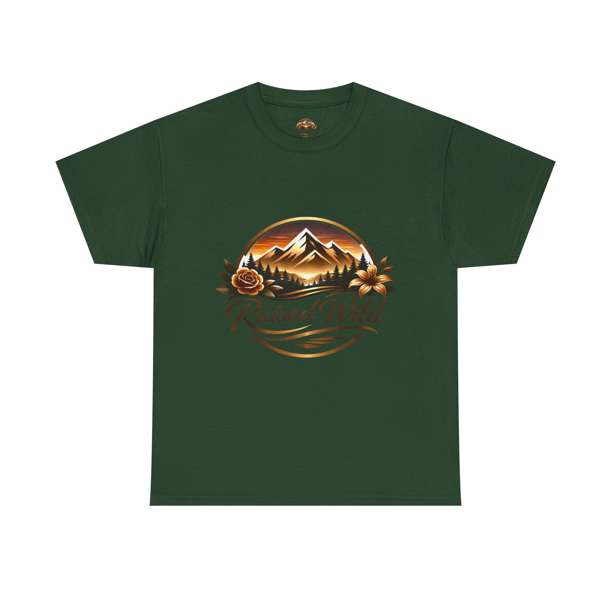 Raised Wild Core Tee — Graphic Men's T-Shirt with 'Raised Wild' Design