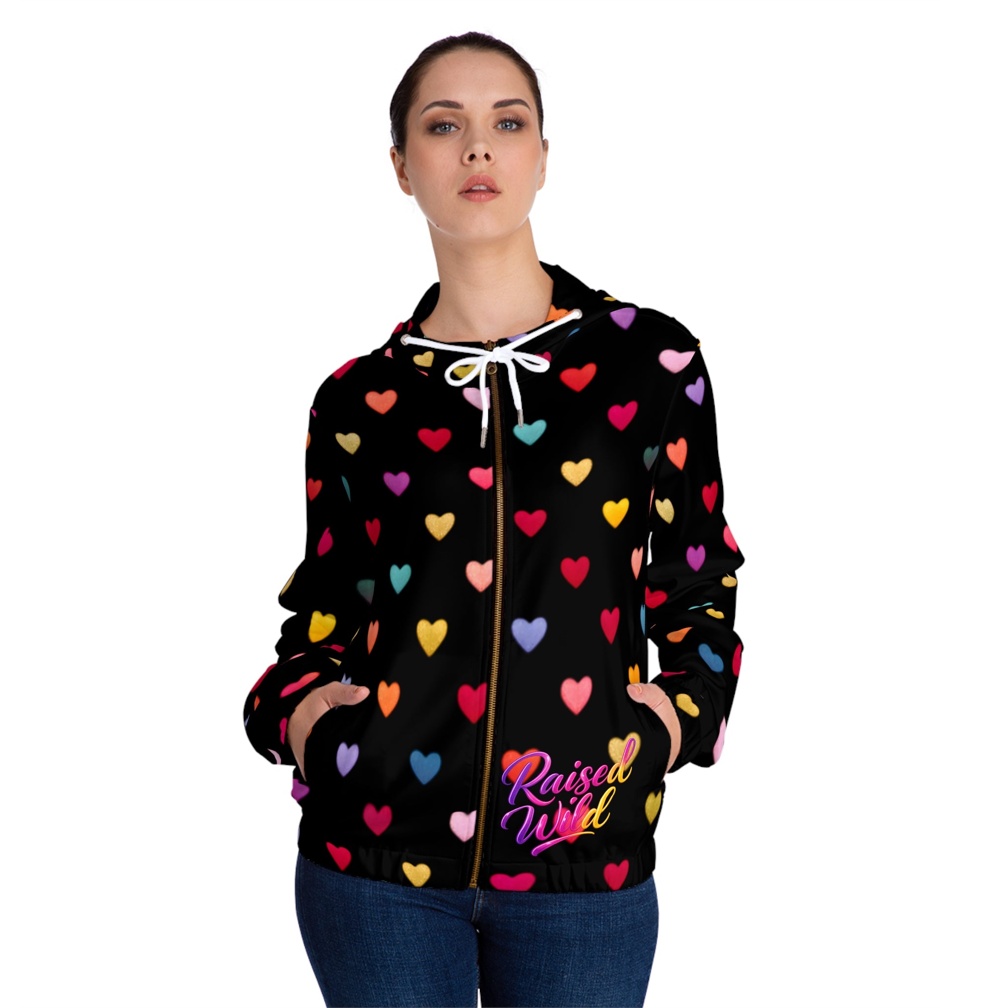 Wild Hearts Women’s Full-Zip Hoodie