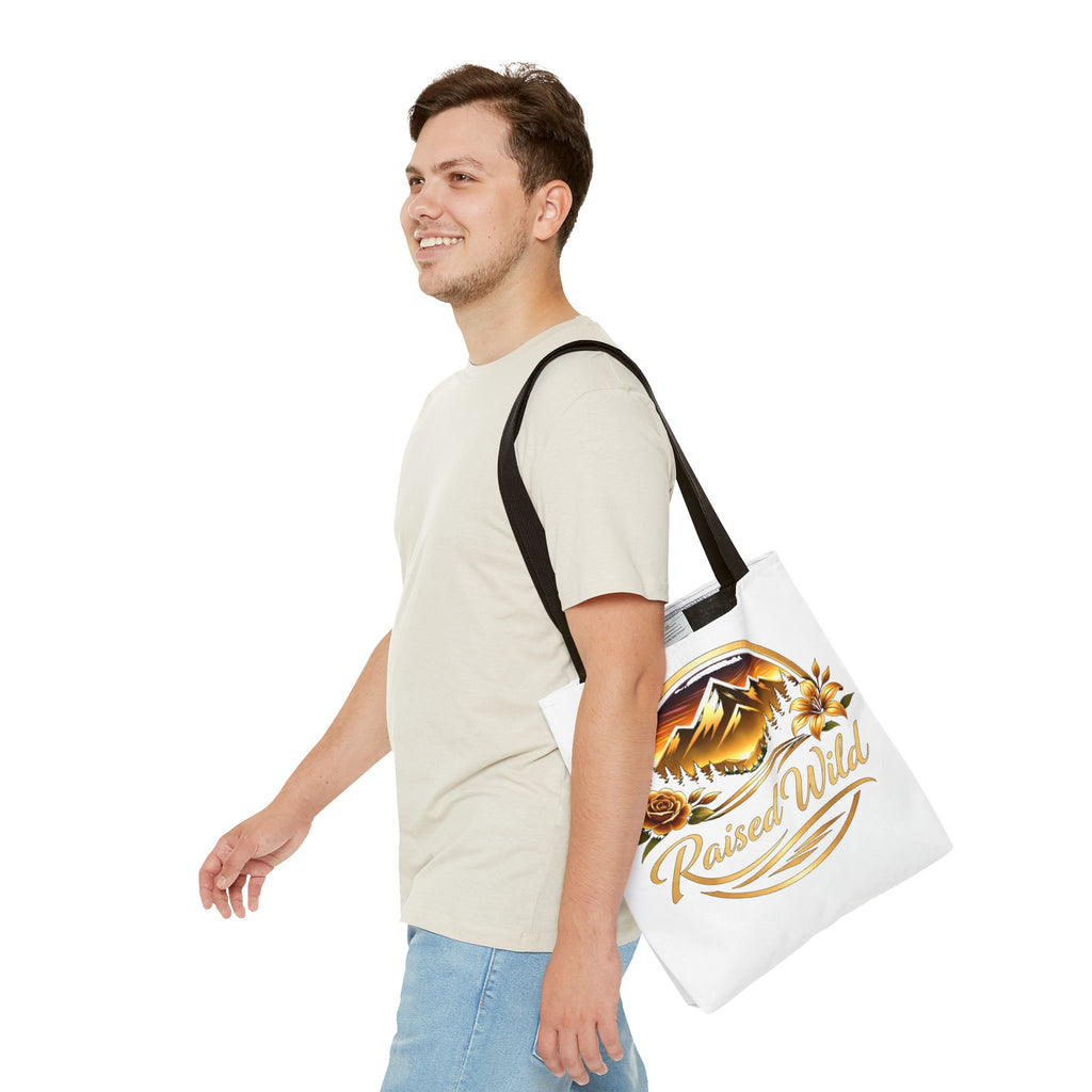 Bold Raised Wild Tote Bag — Beach & Grocery Carry-All