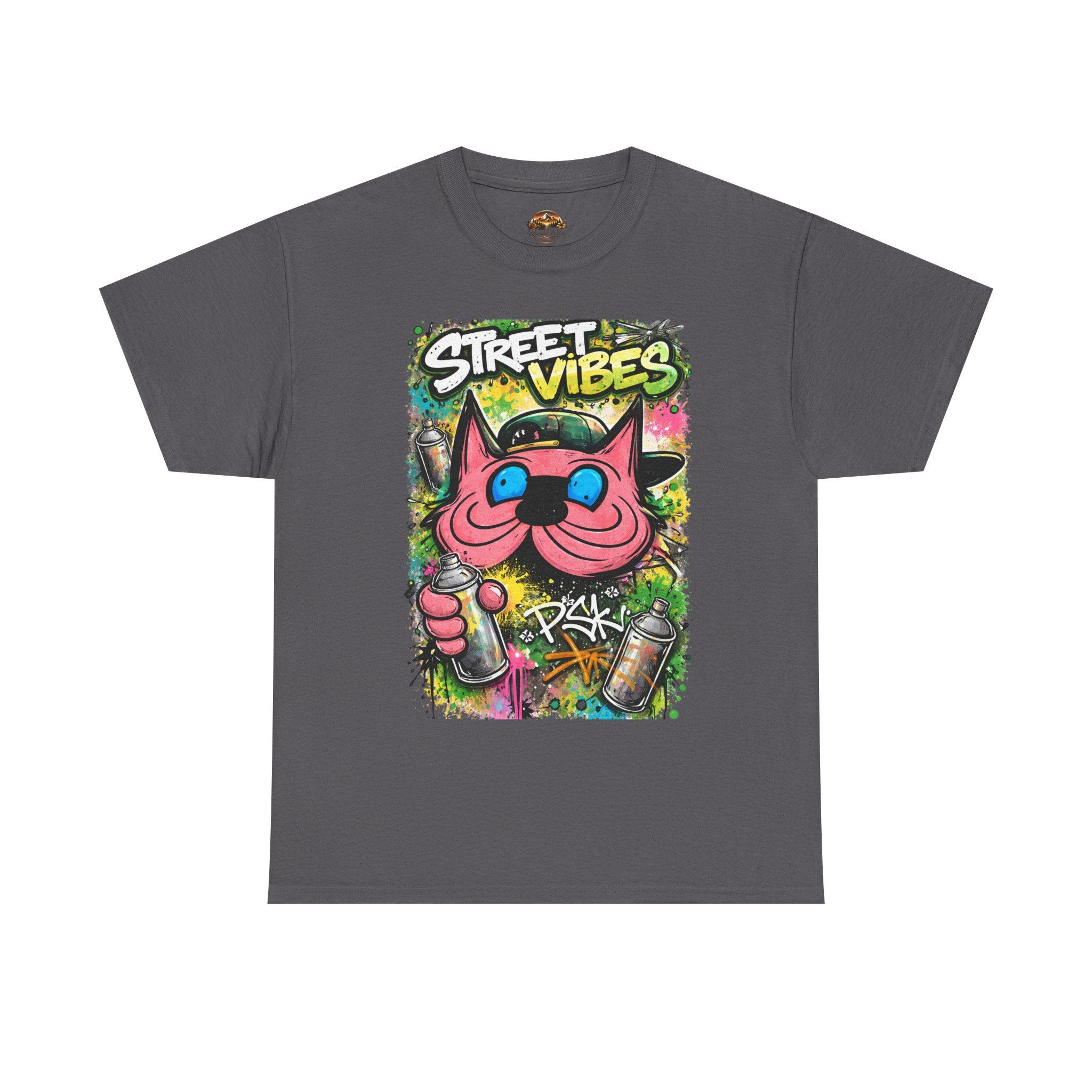 Street Vibes Graffiti Cat T-Shirt