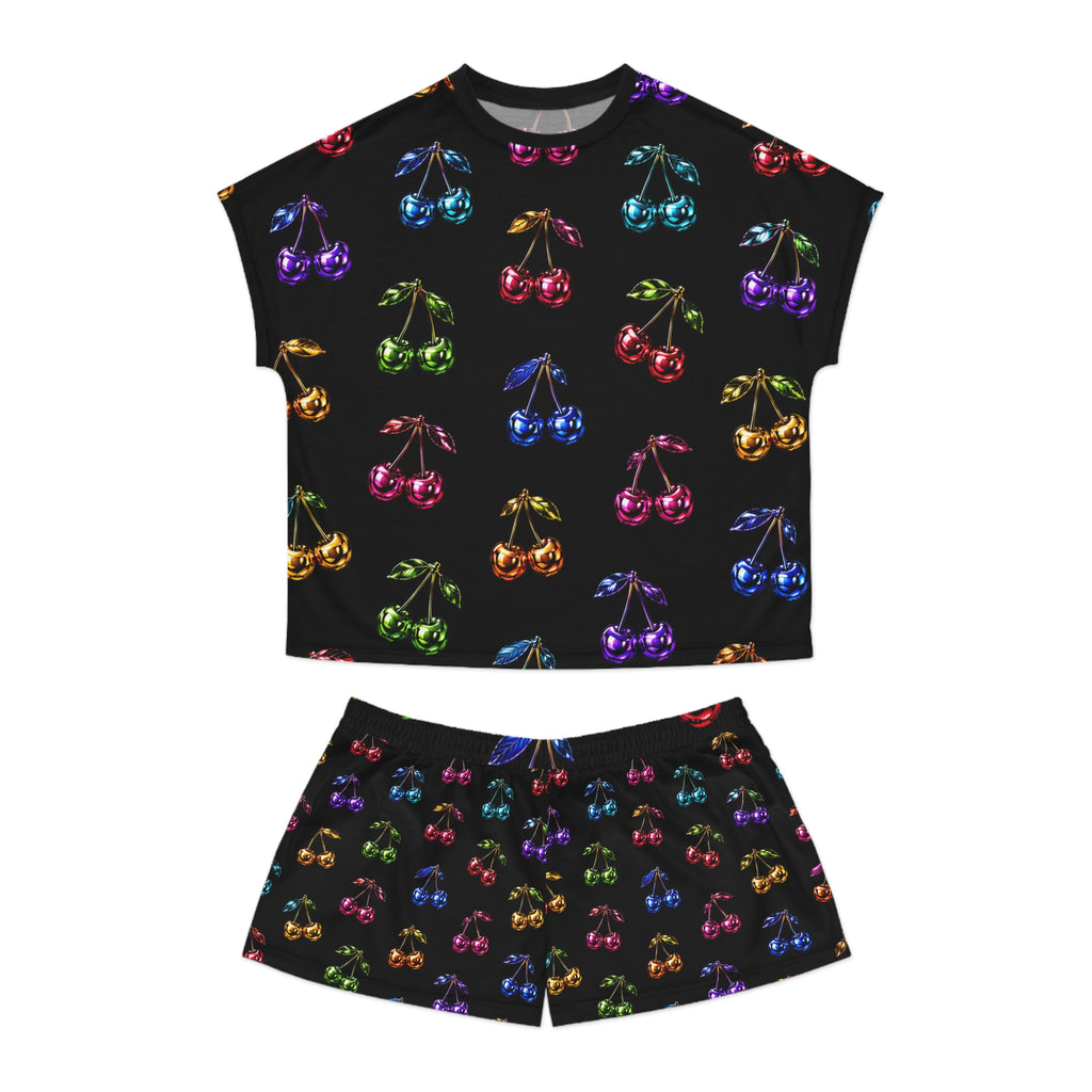 Cherries After Dark Pajama Set