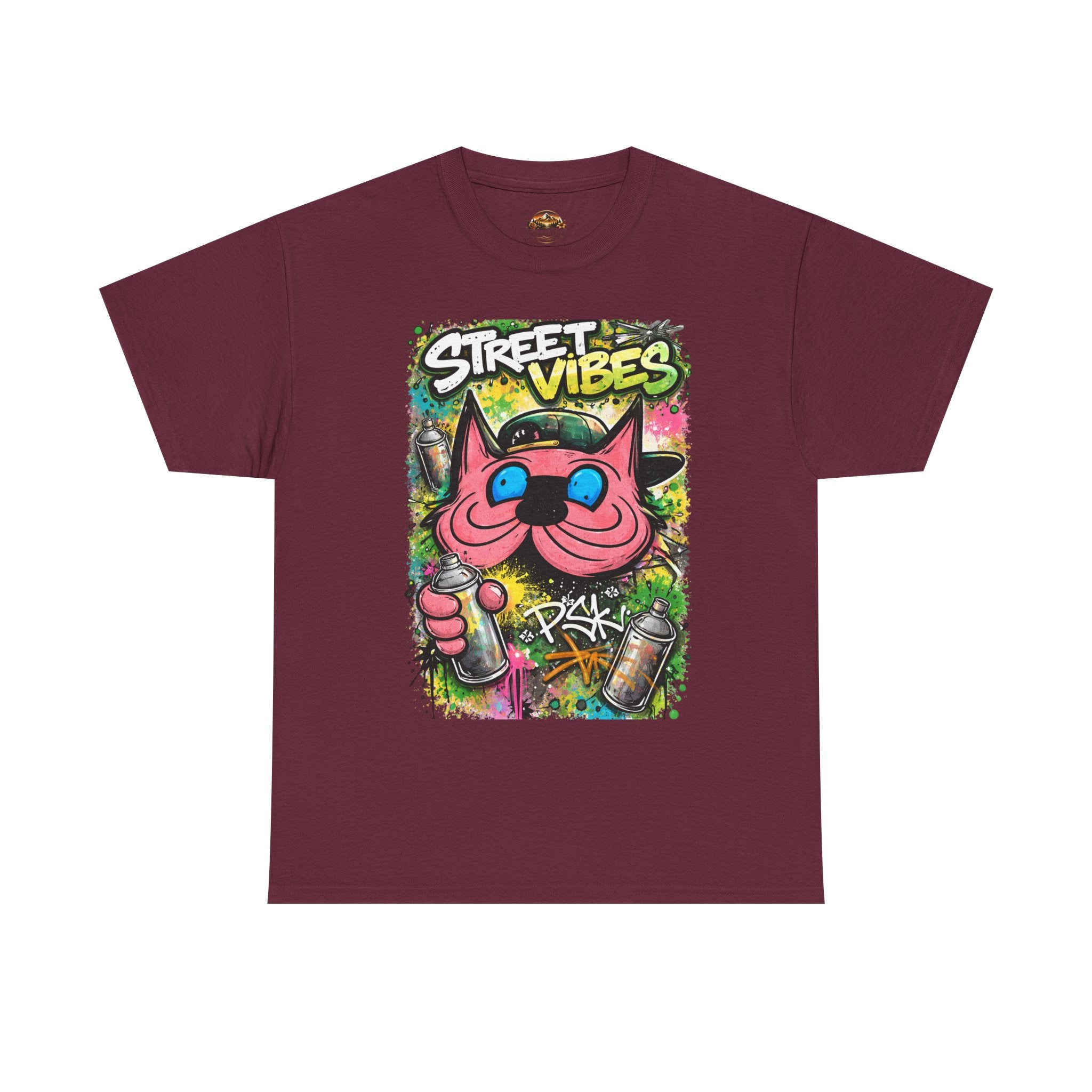 Street Vibes Graffiti Cat T-Shirt