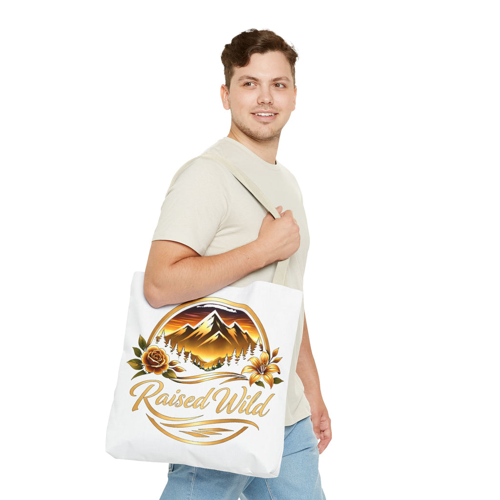 Bold Raised Wild Tote Bag — Beach & Grocery Carry-All