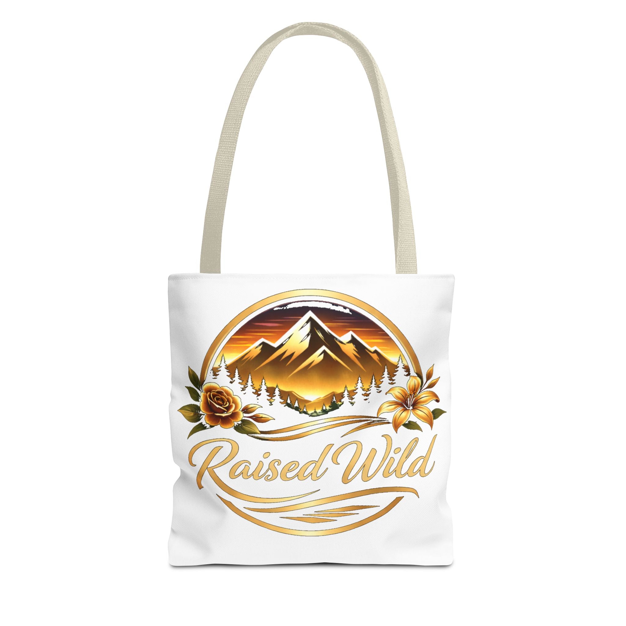 Raised Wild Mountain Tote Bag