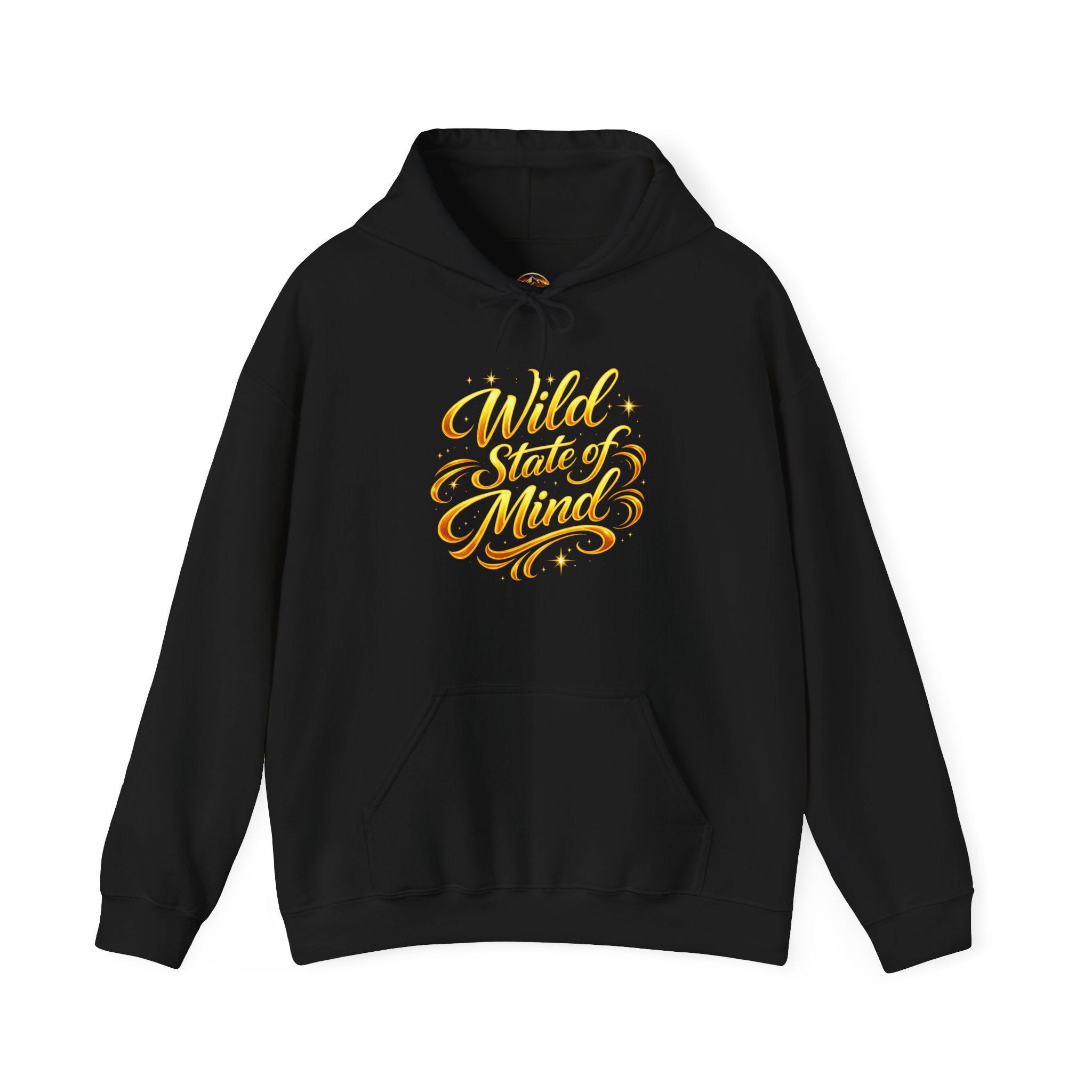 Raised Wild Hoodie — 'Wild State of Mind' Mountain Graphic Hooded Sweatshirt