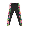 Lotus Flow Women's Casual Leggings — Floral Yoga Leggings