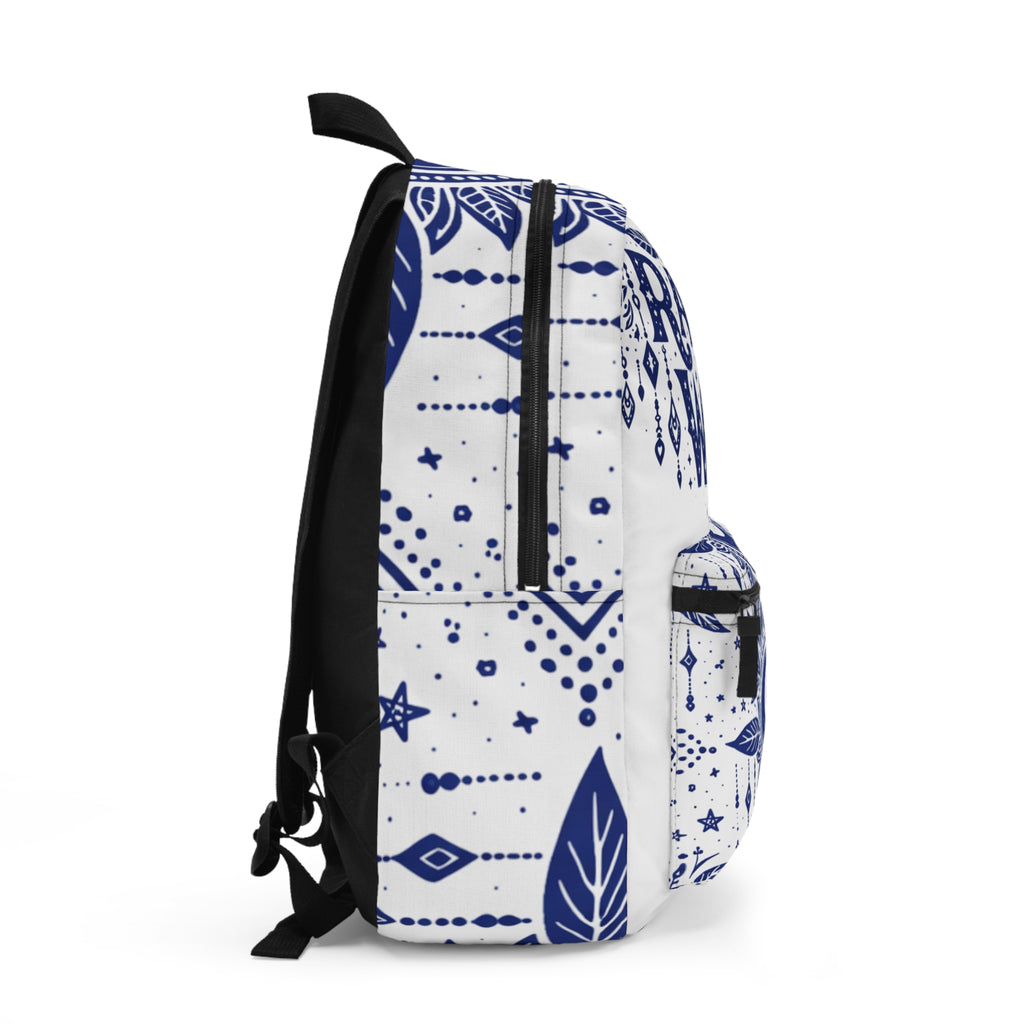Wild Boho Moon Backpack — Raised Moon Graphic
